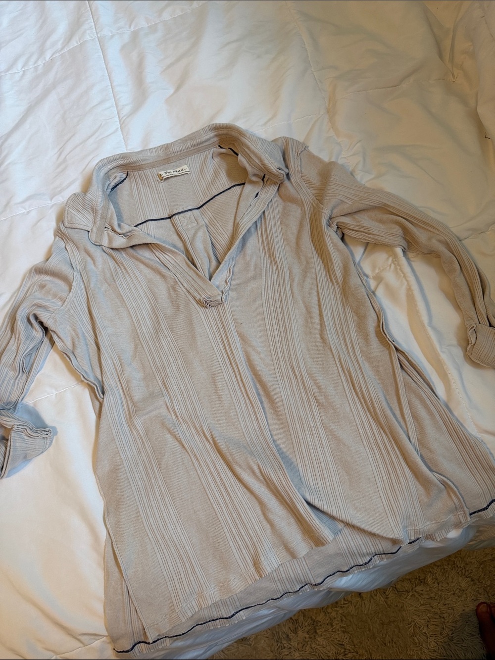 We The Free Boho Ribbed Knit Top